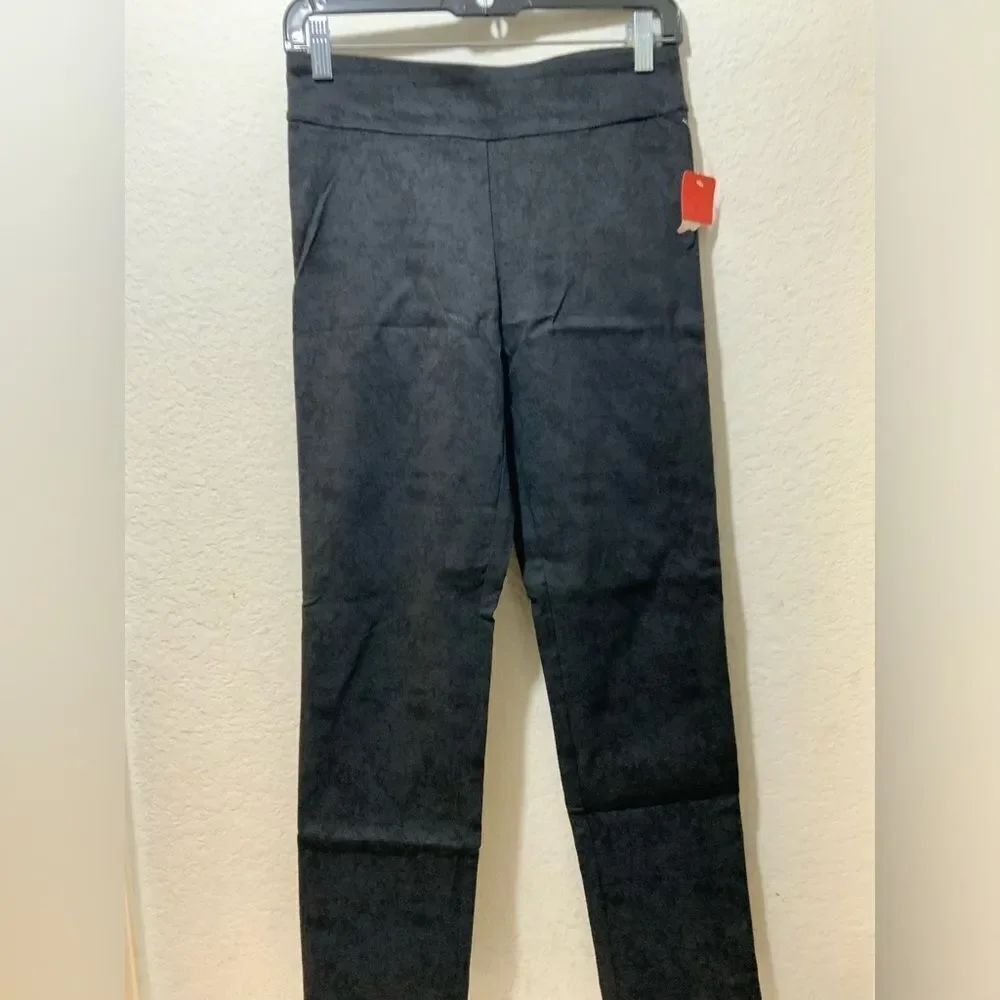 Krazy Larry Pull On Pants Stretch Straight Leg Inseam 27 Size 2 P1